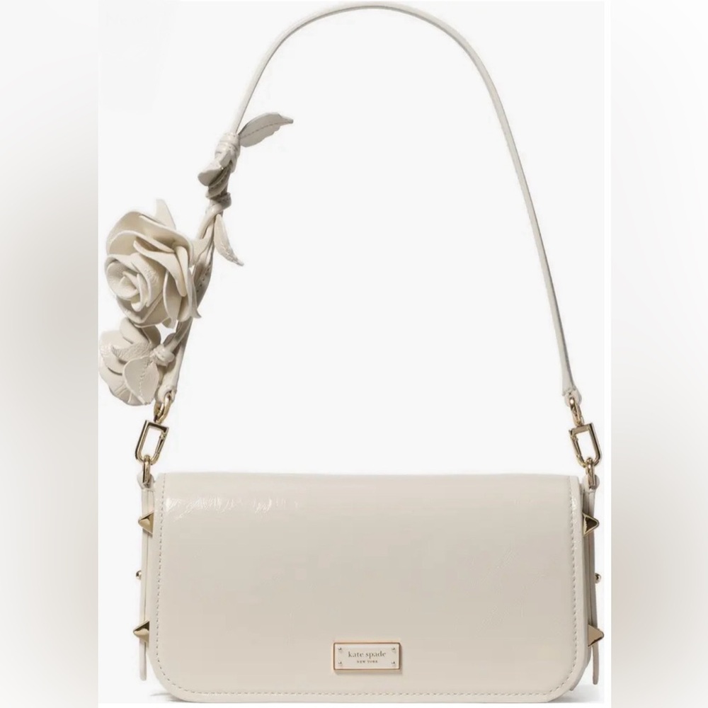 Kate Spade Medium Kate Spade Liv Shoulder Bag Cashew Milk (KM230)